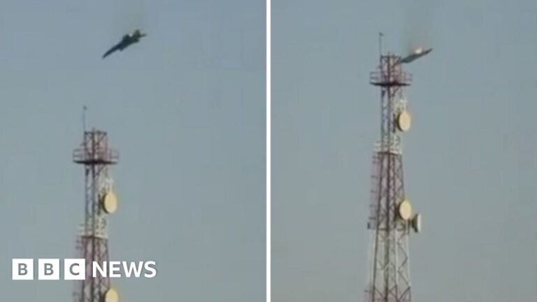 Video appears to show US F-15 fighter jet crashing in Kuwait