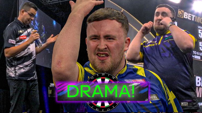 Littler and Van Veen's heated ending.