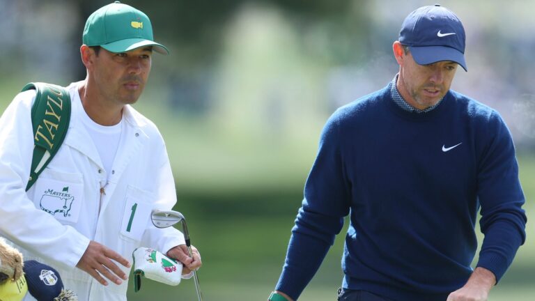 The Masters: Rory McIlroy shares early lead in title defence as Bryson DeChambeau makes nightmare start at Augusta National | Golf News