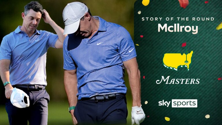 McIlroy blows historic lead at The Masters | Story of Rory's round
