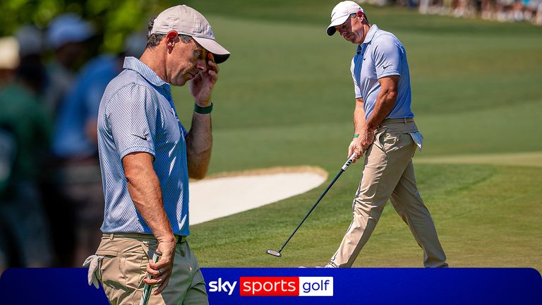 RORY MCILROY MASTERS DOUBLE BOGEY 12 APR