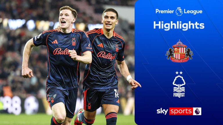 Five-goal Forest take huge step towards safety with Sunderland thrashing