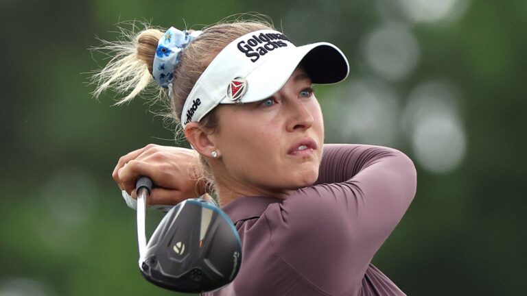 Chevron Championship: Nelly Korda sets 36-hole scoring to race six strokes clear in first women’s major of 2026 | Golf News