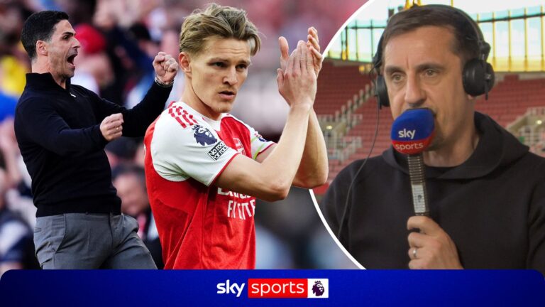 Neville: You can feel the edginess as Arsenal go for first title in 22 years