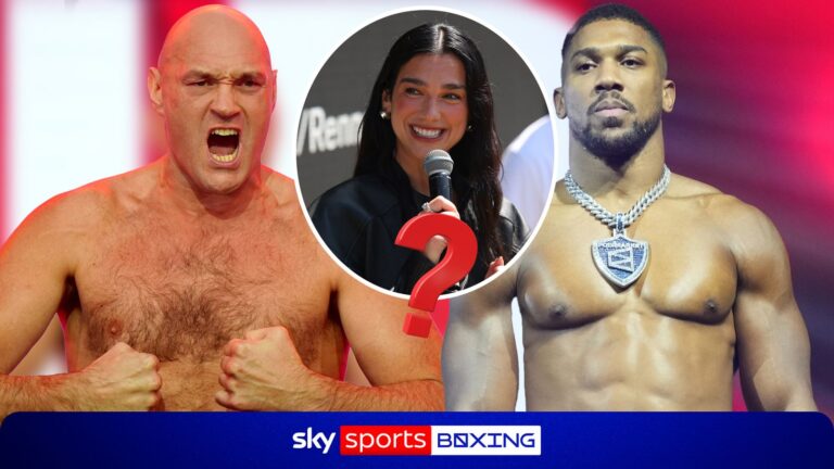 Surely not?! Could Dua Lipa hold keys to AJ vs Fury!