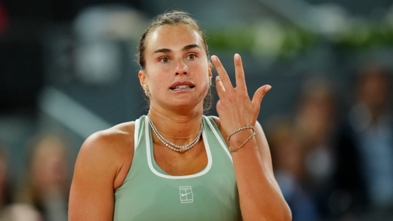 Aryna Sabalenka: Hailey Baptiste stuns world No 1 at Madrid Open after saving six match points in quarter-final clash | Tennis News
