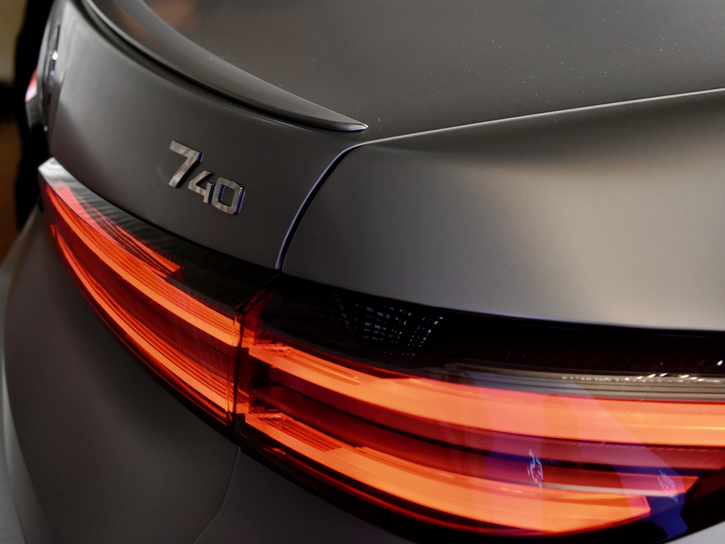 BMW 7 Series rear deck lid.