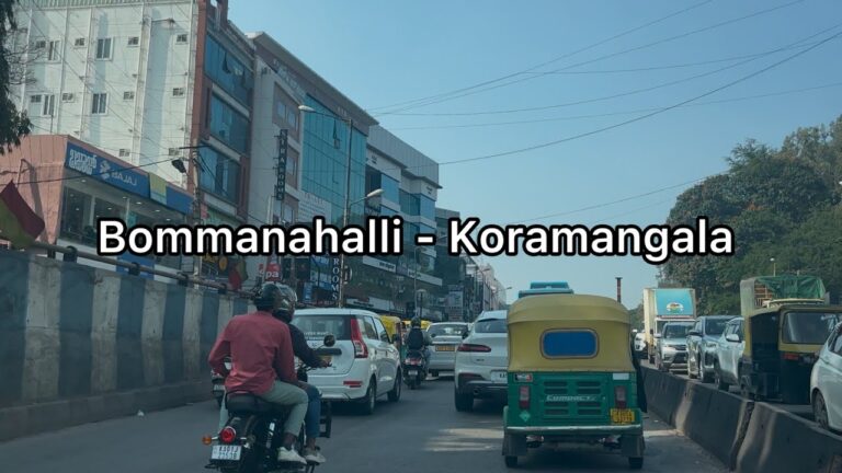 Bommanahalli to Koramangala road trip on a heavy traffic time | 4K