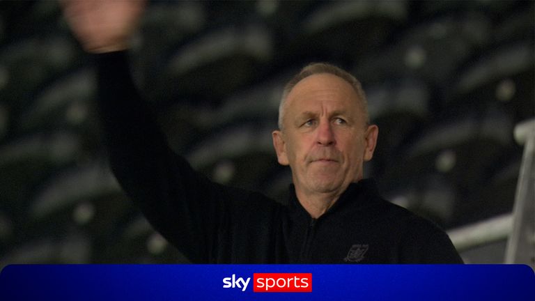 Hull FC fans and players show their support for John Cartwright after the surprise news of his departure from the club at the end of the season