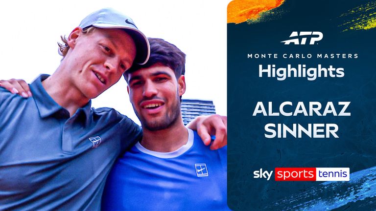 Carlos Alcaraz vs Jannik Sinner ATP highlights