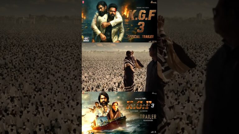 K.G.F: Chapter 3 – Official Trailer | Rocking Star Yash | Prabhas | Prashanth Neel | New Trailers