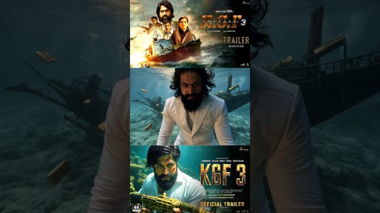 Kgf 3 Official Trailer | Rocking Star Yash | Kgf Chapter 3 Trailer | Kgf 3 Movie | New Movie Trailer