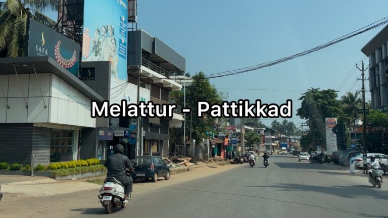 Melattur to Pattikkad road trip | 4K
