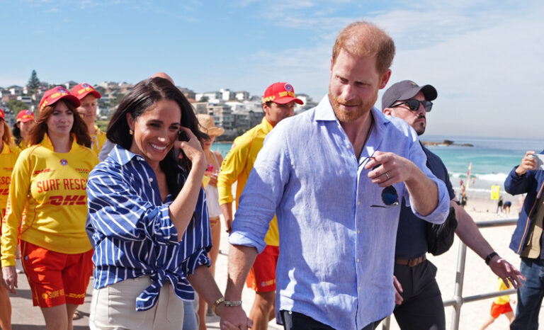 Prince Harry & Meghan Markle Visit Bondi Beach in Sydney to Meet Survivors of Last Year’s Terror Attack | Meghan Markle, Prince Harry | Celebrity News and Gossip | Entertainment, Photos and Videos