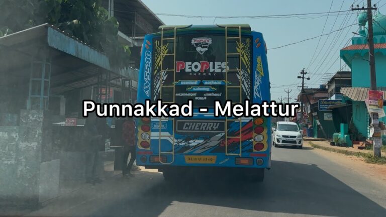 Punnakkad to Melattur road trip | 4K