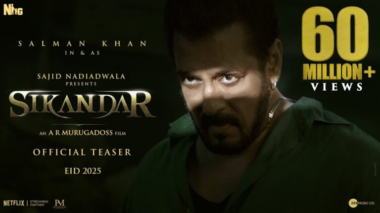 SIKANDAR: Official Teaser | Salman Khan | Sajid Nadiadwala | A.R. Murugadoss | EID 2025