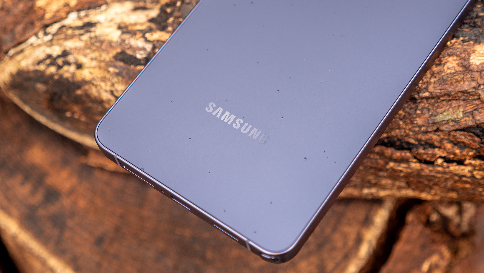 The back of the blue Samsung Galaxy S26 Ultra