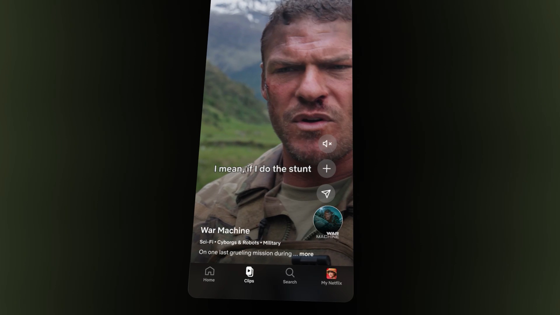 Netflix introduces "Clips," a personalized feed that offers vertical videos of content on the platform to share or save for later.