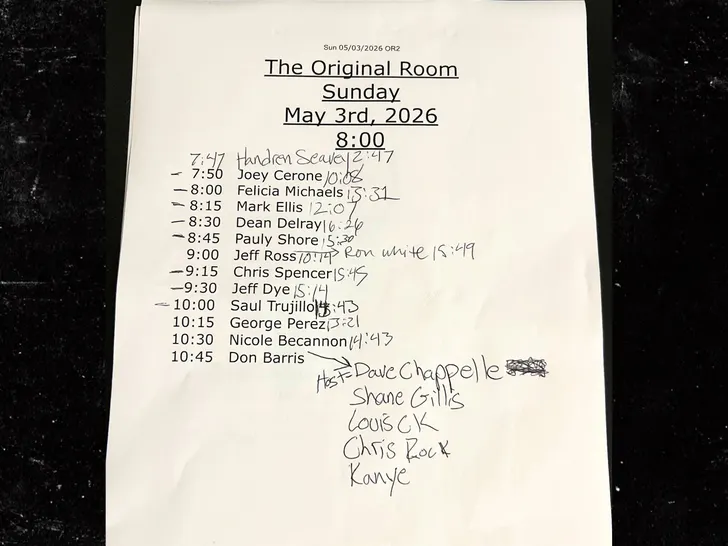 comedy store line-up