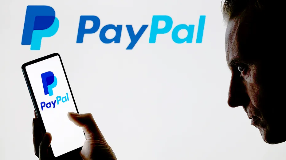 A person using a PayPal account