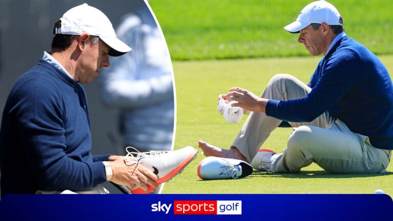 'He's not worried' | Rory McIlroy to play with custom shoe after toe injury