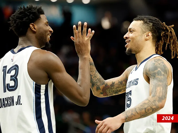 jaren jackson jr and brandon clarke 2024 getty 1