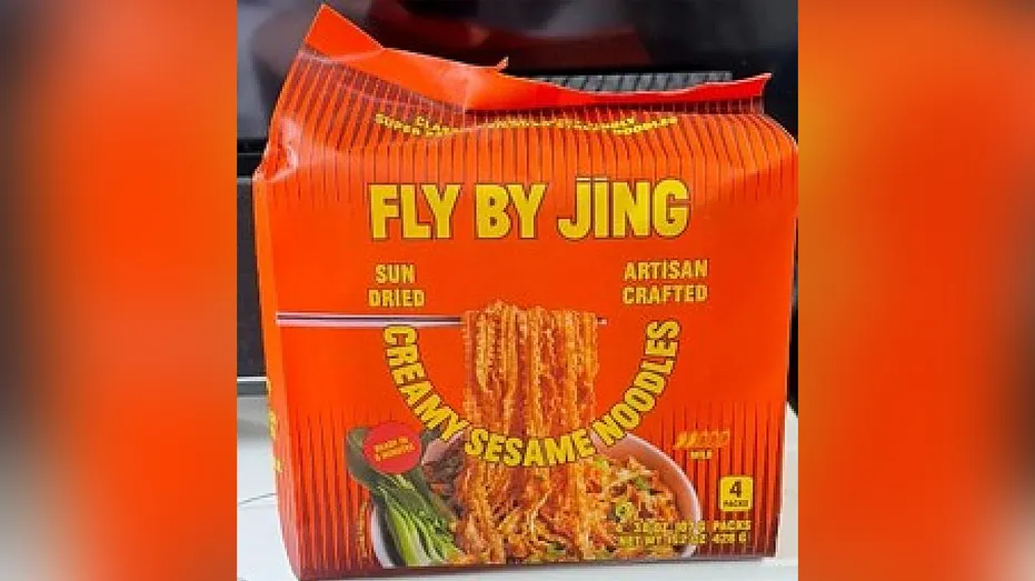 orange package of fly by jing Creamy Sesame Noodles