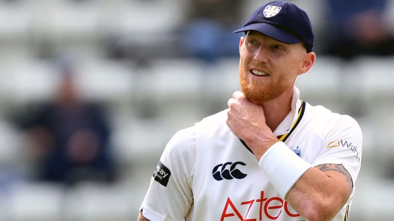 Ben Stokes' first appearance of the season came for Durham against Worcestershire in the County Championship