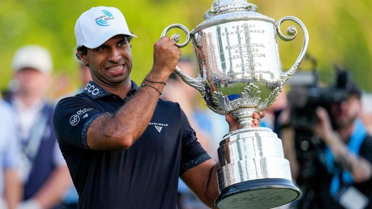 Aaron Rai: PGA champion discusses idolising Tiger Woods, his work ethic and wife’s influence after Aronimink glory | Golf News