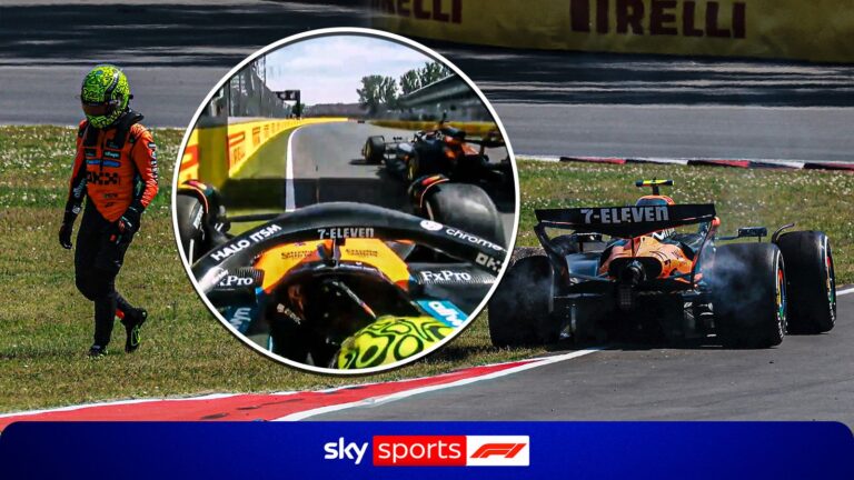 Remember this? Norris crashes into Piastri after an intense teammate battle!