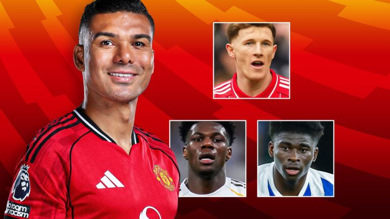 Manchester United: Midfield targets analysed as Red Devils look to find the right man to replace Casemiro | Football News