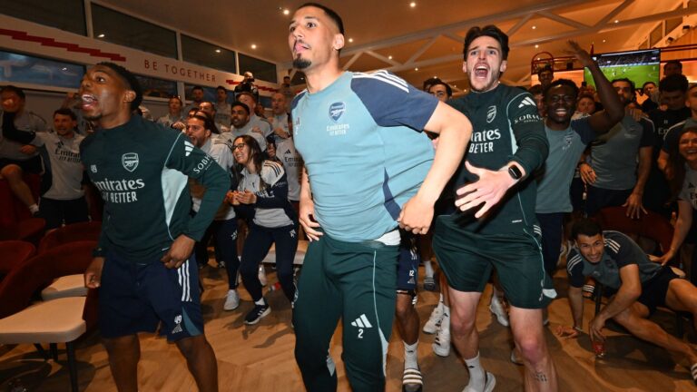 Arsenal win the Premier League title: 5am trip to the Emirates and lots of bottles – how the players celebrated victory | Football News