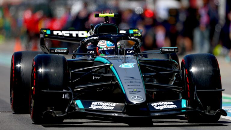 Canadian GP: Kimi Antonelli tops Mercedes team-mate George Russell in chaotic practice featuring three red flags | F1 News