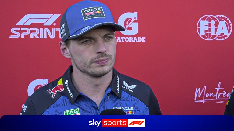 Red Bull's Max Verstappen admits he wasn't surprised to qualify just seventh for the Sprint in Canada.