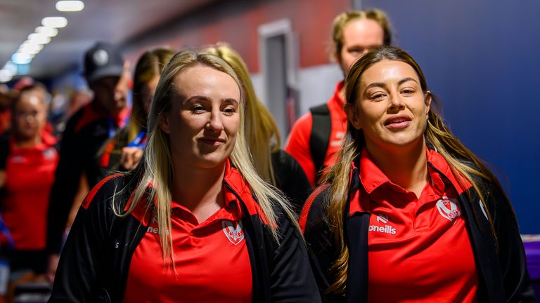 Jodie Cunningham and Emily Rudge have played together since their school days 