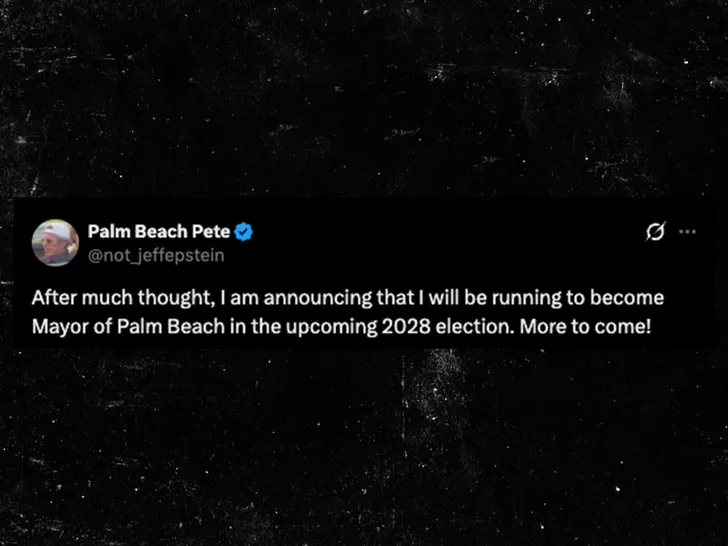 palm beach pete is running for mayor x 2