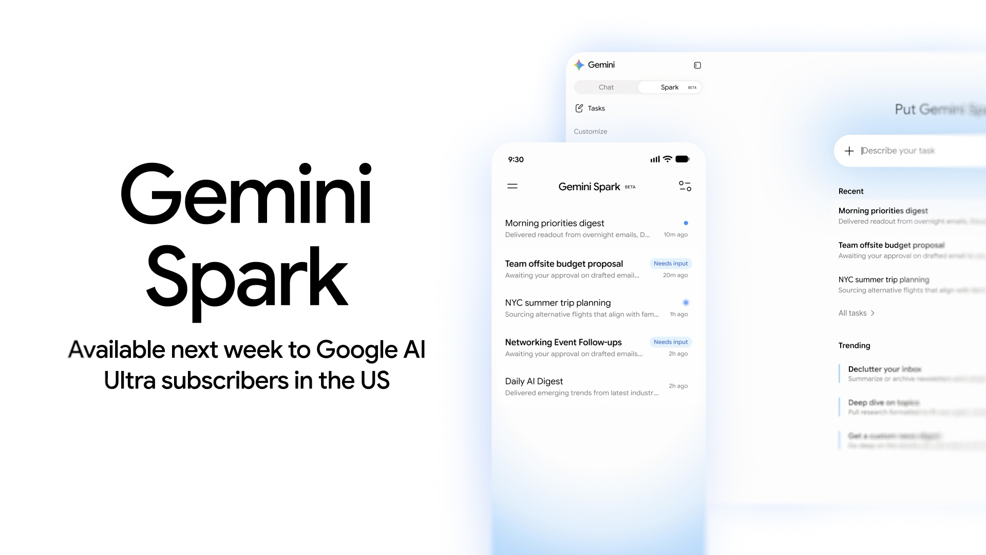 Gemini Spark availability in the U.S.