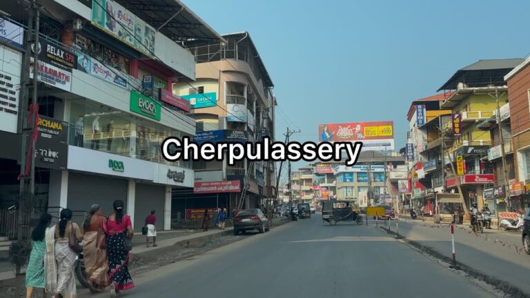 Cherpulassery city tour | Palakkad district | 4K