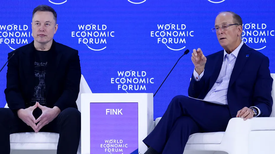 Elon Musk and Larry Fink