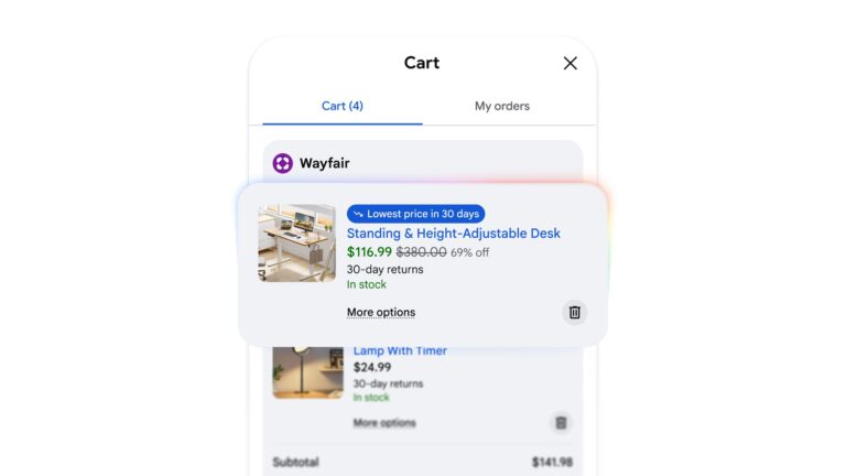 Forget CamelCamelCamel: Google’s new Universal Cart will track prices and find deals for you