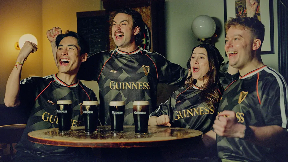 Jersey collaboration with Guinness worn by fans