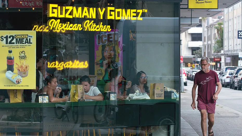 Guzman y Gomez restaurant in Sydney