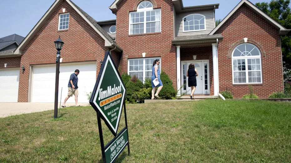 An open house for a home.