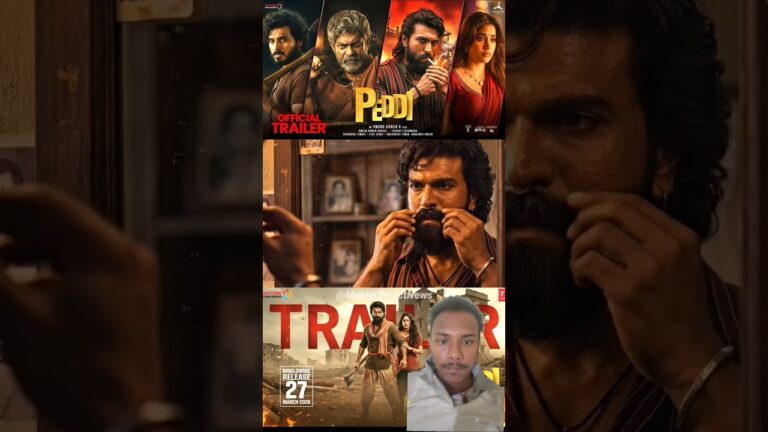 PEDDI MOVIE OFFICIAL TRAILER 🔥 || #peddimovie #officialtrailer #ramcharan #newmovie #shorts