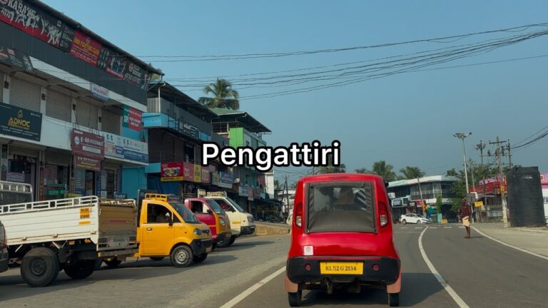 Pengattiri city tour | Palakkad district | 4K