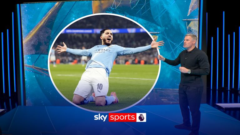 Manchester City's Rayan Cherki