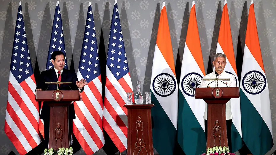 Marco Rubio in India.