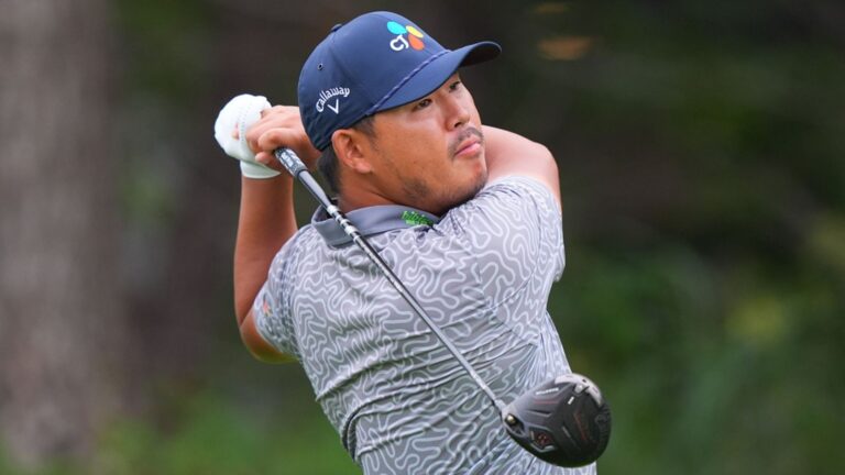 The CJ Cup Byron Nelson: Si Woo Kim hangs on to lead but has Scottie Scheffler and Wyndham Clark chasing | Golf News