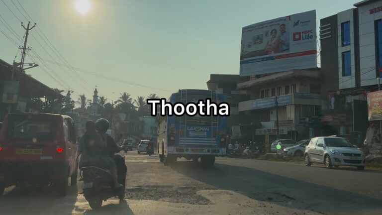 Thootha city tour 2 | border city | 4K