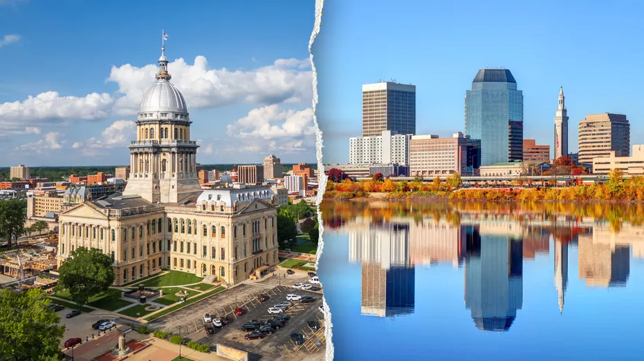 Springfield in Massachusetts and Illinois